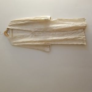Urban Outfitters silky ivory kimono L